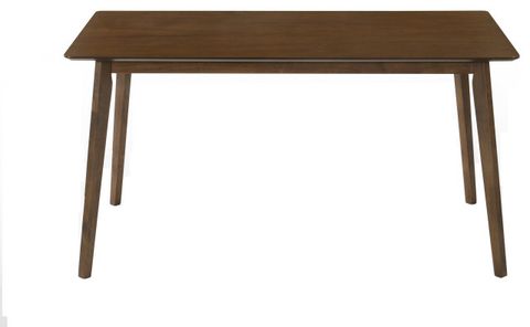 Modrest Castillo Modern Walnut Dining Table - Midcentury - Dining ... regarding Modrest Castillo Modern Walnut Dining Table