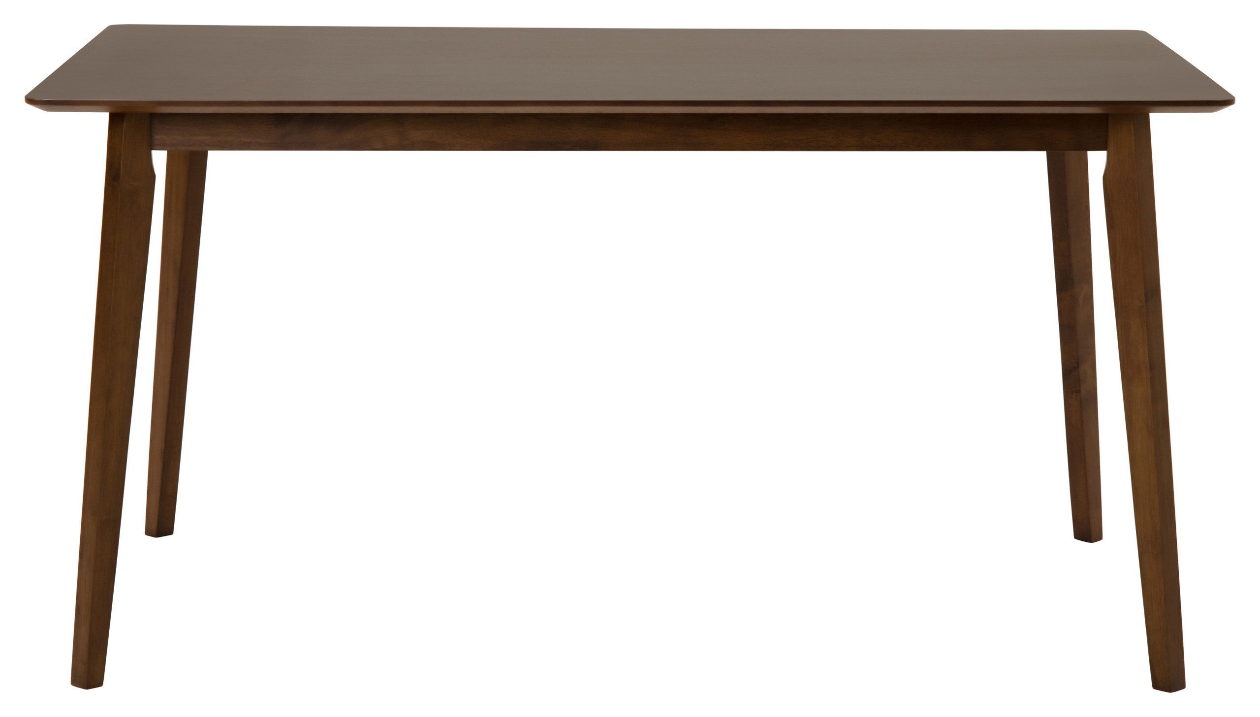 Modrest Castillo Modern Walnut Dining Table - Midcentury - Dining ... regarding Modrest Castillo Modern Walnut Dining Table