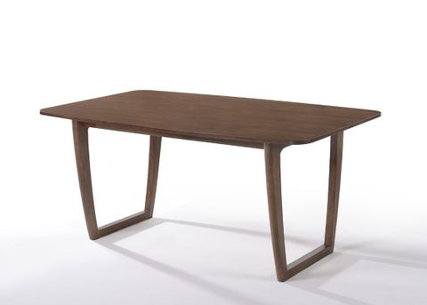 Modrest Jordan Modern Walnut Dining Table | Atlas Furniture Imports pertaining to From Everyday Meals to Special Occasions The Modrest Jordan Walnut Table