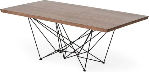 Modrest Naomi Modern Walnut Dining Table By Vig Furniture | 1Stopbedrooms with From Everyday Meals to Special Occasions The Modrest Jordan Walnut Table