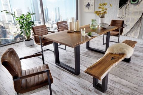 Modrest Taylor - X-Large Modern Live Edge Wood Dining Table | Live Edge ... for A Deep Dive into the Craftsmanship of the Modrest Taylor Dining Table