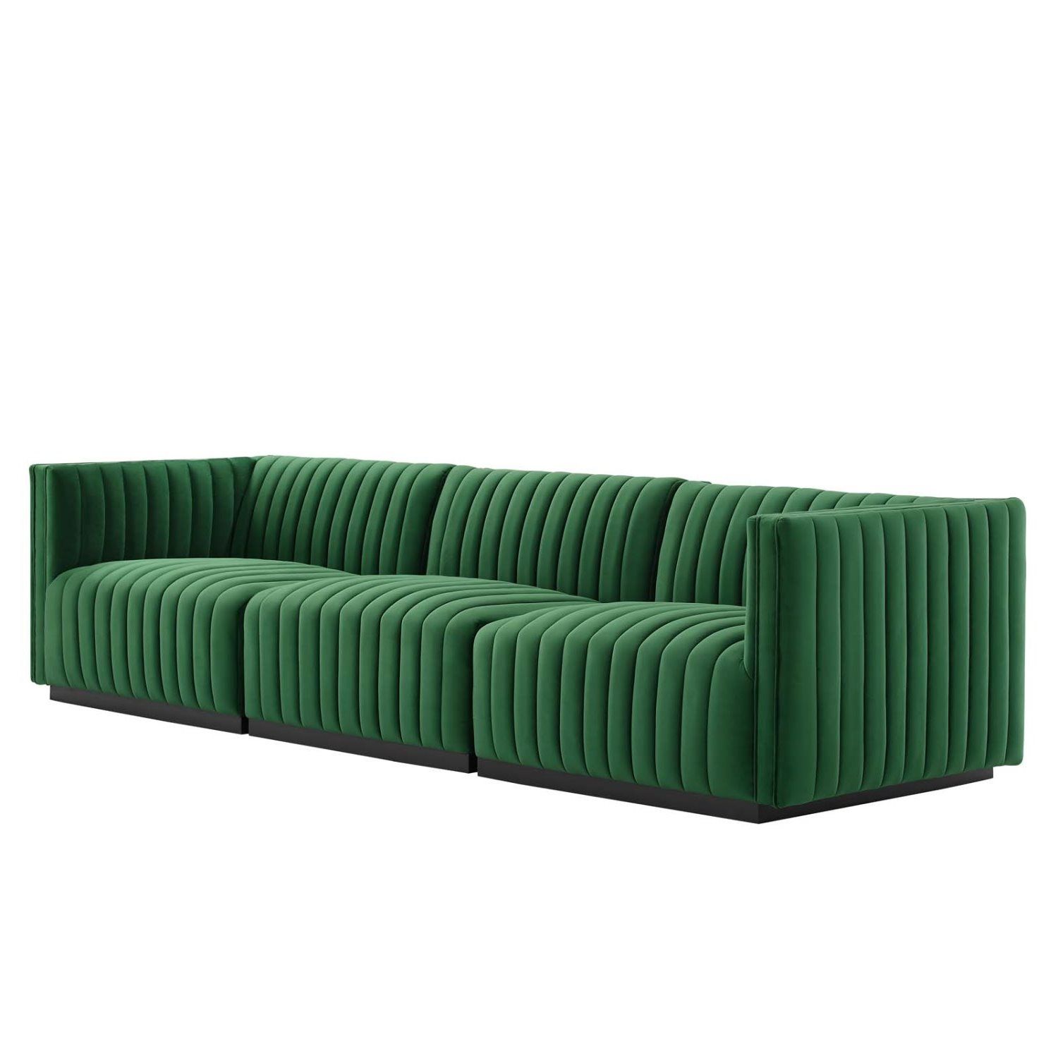 How a Black and Gray Fabric Modular Sofa Can Transform Your Living Space into a French Lounge