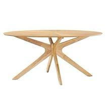 Modway Eei-3848-Oak Crossroads 63&quot; Oval Wood Dining Table, Oak | Dining ... with Crossroads 63&quot; Oval Wood Dining Table - Oak