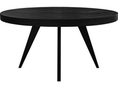 Moe's Home Parq Round Wood Amber Dining Table | Metl102914 in Parq Round Dining Table