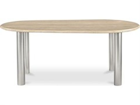 Moe's Home Parq Round Wood Amber Dining Table | Metl102914 in Styling Your Space with a Parq Round Dining Table