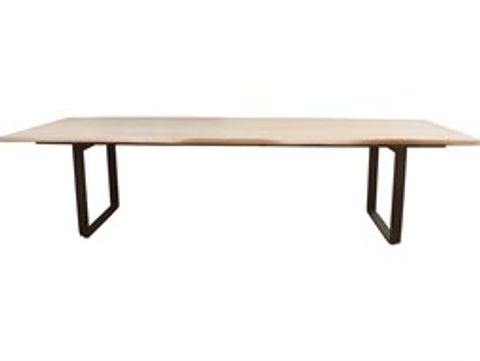 Moe's Home Parq Round Wood Amber Dining Table | Metl102914 throughout Styling Your Space with a Parq Round Dining Table