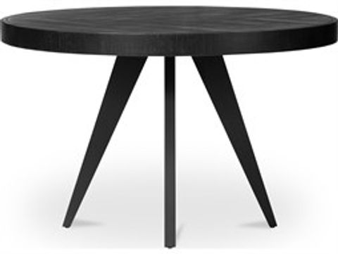 Moe's Home Parq Round Wood Amber Dining Table | Metl102914 with Parq Round Dining Table