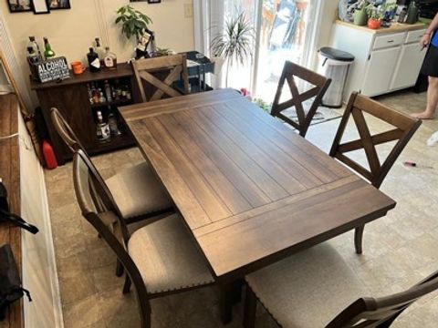 Moriville Rectangular Extendable Dining Table Grayish Brown - Signature ... in Signature Design By Ashley Moriville Extendable Dining Table In Grayish Brown