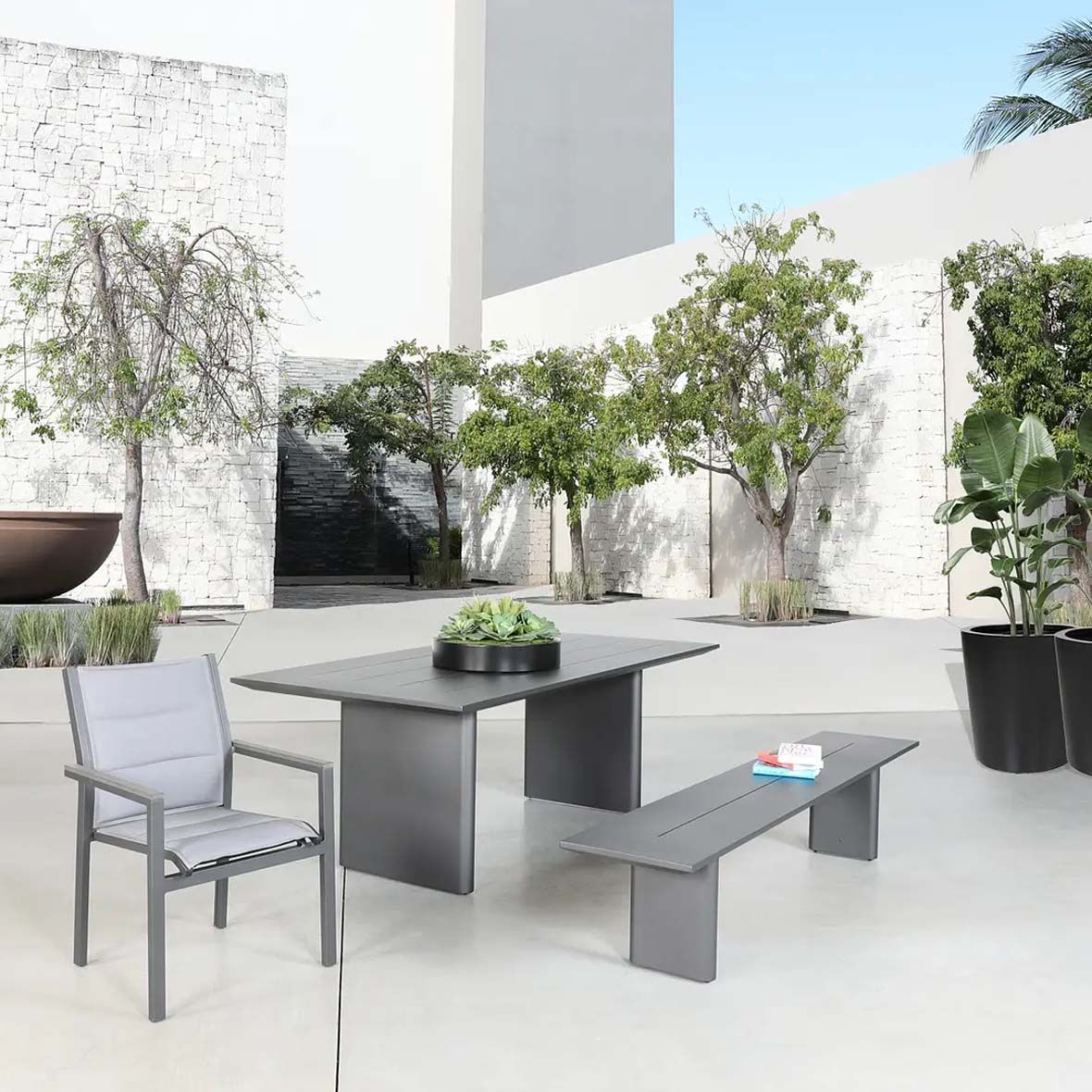Muse Dining Table | Patio Options regarding Muse Rectangular Dining Table