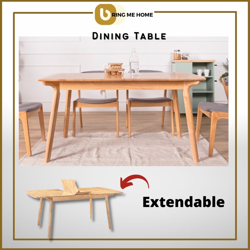 Mya Extendable Dining Table 6 Seater Extension Dining Table 8 Seater ... with regard to Real-life experiences with extendable dining tables for large families