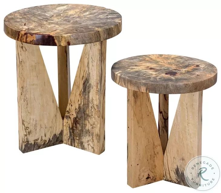 Nadette Natural Nesting Table Set Of 2 From Uttermost | Coleman Furniture in Understanding the Craftsmanship Behind Nadette Natural Nesting Tables S/2