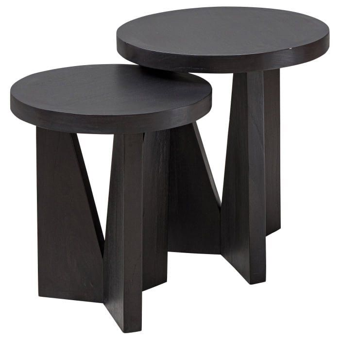 Nadette Nesting Tables, S/2 - Eclectic Niche - Exquisite Furniture ... with regard to Maximizing Your Space with the Uttermost Nadette Blue Nesting Tables S/2