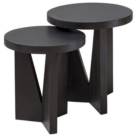 Nadette Nesting Tables, S/2 - Eclectic Niche - Exquisite Furniture ... with regard to Maximizing Your Space with the Uttermost Nadette Blue Nesting Tables S/2