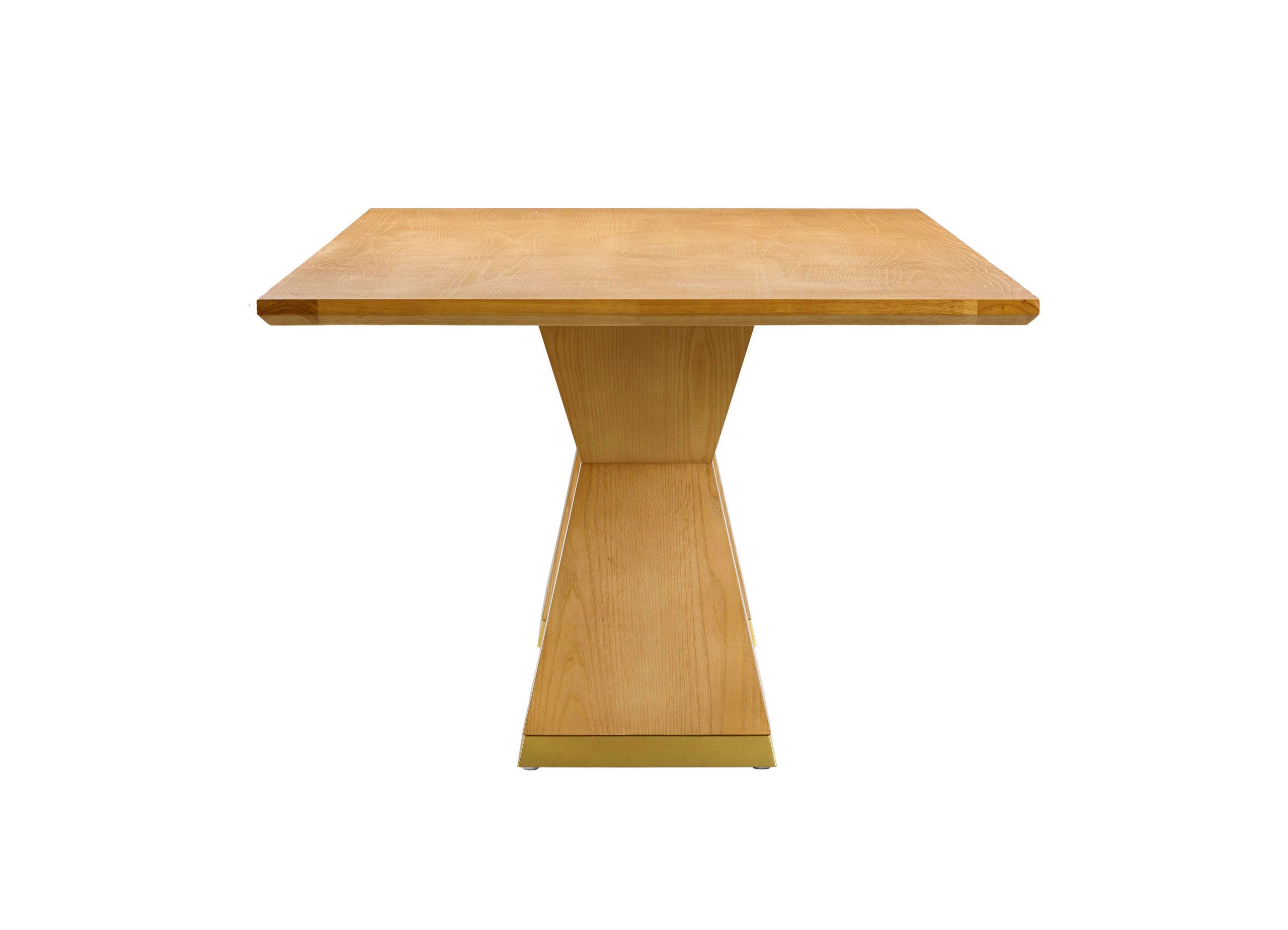 Nolan Black Wood Dining Table - Contemporary - Dining Tables - By Tov ... throughout Nolan Natural Wood Round Dining Table