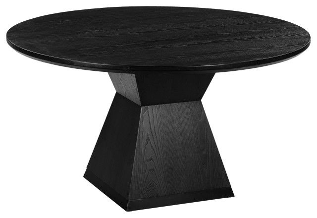 Nolan Round Wood Dining Table - Transitional - Dining Tables - By Tov ... for Exploring the Unique Aesthetic of Natural Wood in Dining Spaces