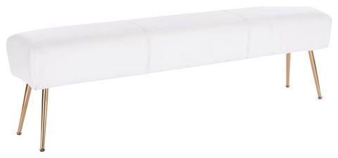 O'Donell Pu Bench - Midcentury - Upholstered Benches - By Afb Decor | Houzz regarding O' Donell Bench