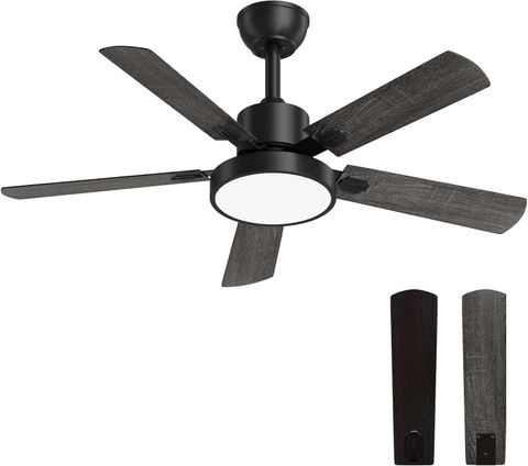 Obabala Ceiling Fan With Led Light, 52-Inch Indoor/Outdoor Ceiling Fan ... with regard to How to Choose the Right Outdoor Ceiling Fan with Dimmable LED Lighting