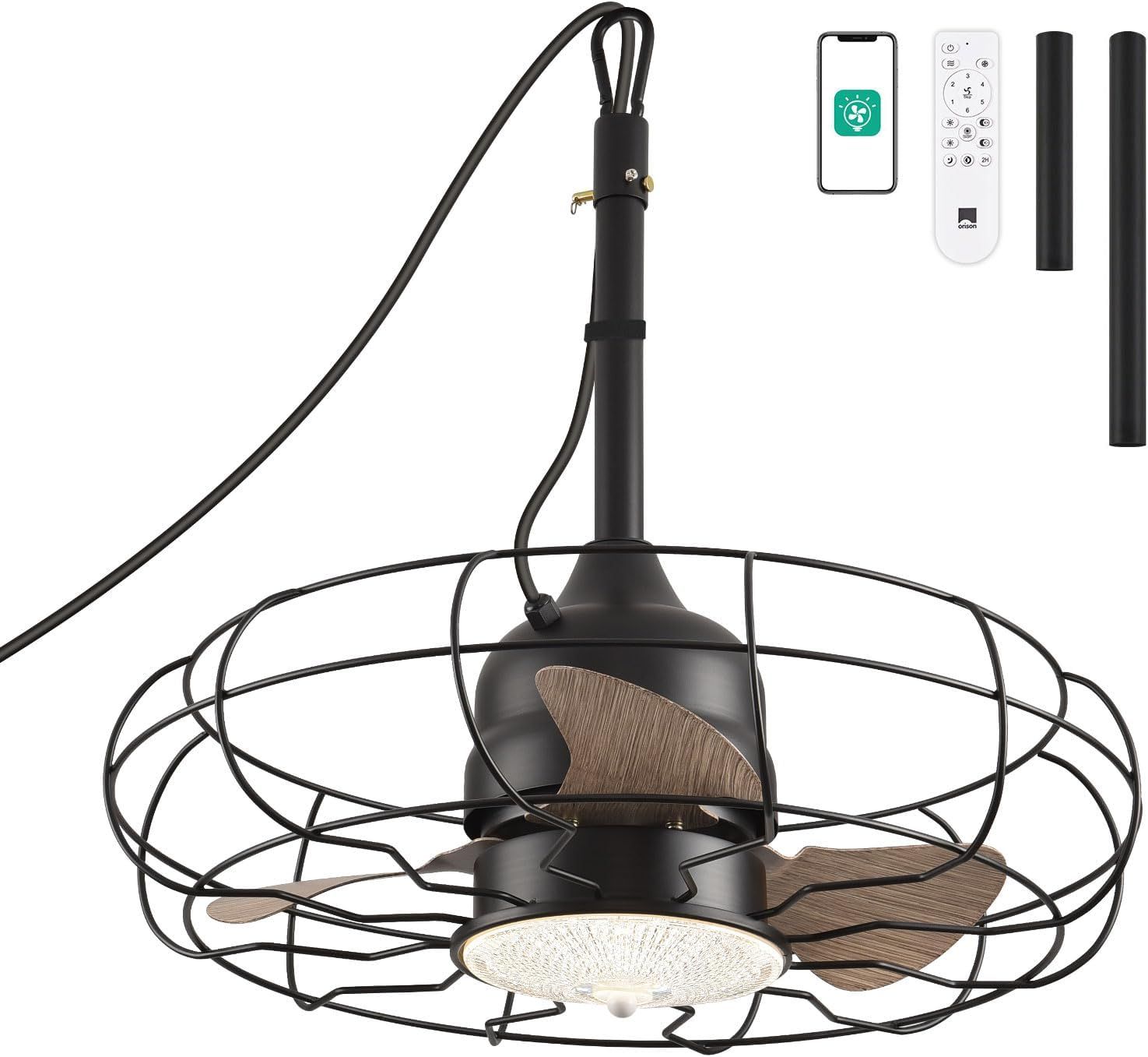 Orison Gazebo Fan,Outdoor Ceiling Fans With Light For Patios And Remote ... within How to select a ceiling fan that withstands outdoor conditions