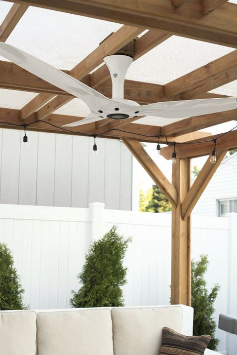 Our Outdoor Fan (+ An Experiment) - Room For Tuesday Blog | Budget ... inside Designing Comfortable Outdoor Living Spaces with Ceiling Fans