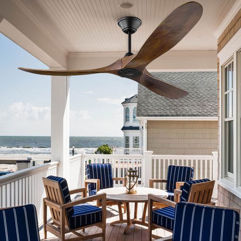 Outdoor Ceiling Fans For Sloped Ceilings | Shelly Lighting intended for Maximizing comfort with ceiling fans in covered outdoor areas