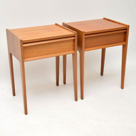 Pair Of 1960'S Vintage Walnut Bedside Tables By Younger - Retrospective ... intended for Vintage 1960S Pair Of Walnut Wood Nesting Tables
