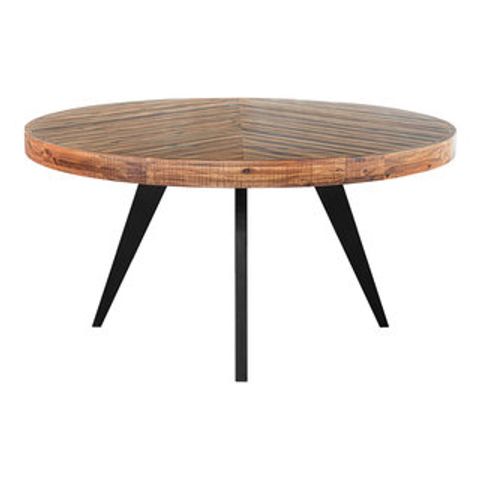 Parq 60In Round Dining Table Amber - Rustic - Dining Tables - By Moe's ... intended for Styling Your Space with a Parq Round Dining Table
