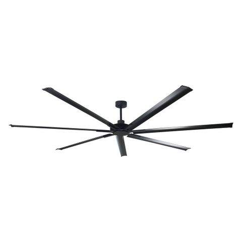 Parrot Uncle 84 In. Indoor/Outdoor Industrial Matte Black 7-Blade ... with regard to Building Resilient Outdoor Environments with Thoughtful Ceiling Fan Selection