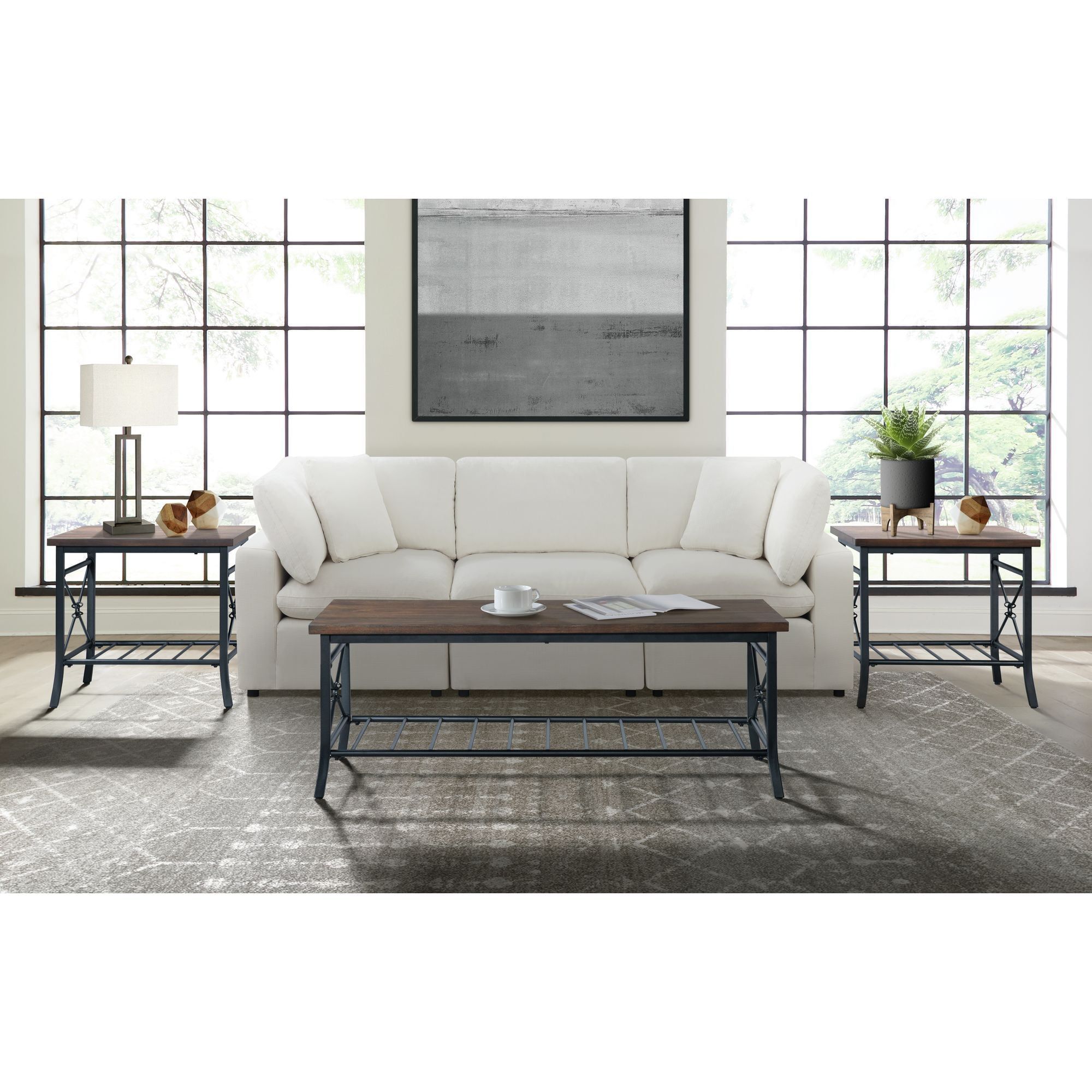 Picket House Furnishings Percy 3Pc Occasional Table Set - Walmart.com throughout Picket House Furnishings Drew 3Pc Occasional Table Set In Cherry