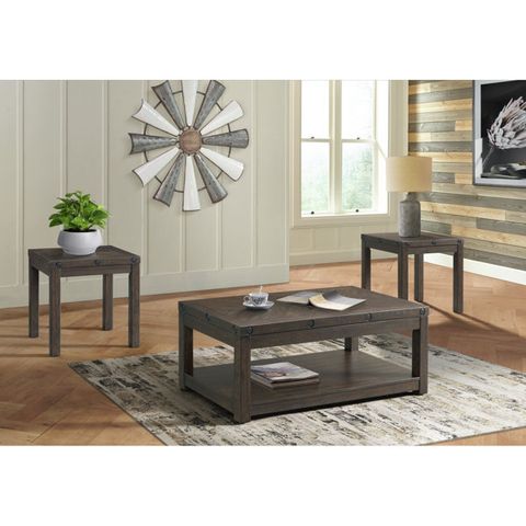 Picket House Furnishings Rio Occasional 3Pc Set With Coffee & 2 End ... within Picket House Furnishings Drew 3Pc Occasional Table Set In Cherry