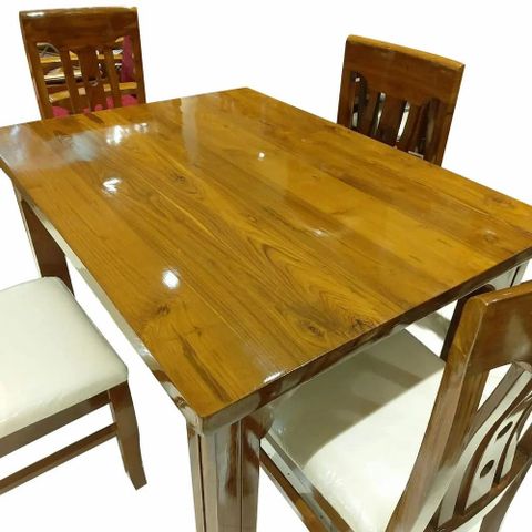 Rectangular Wooden Dining Table Set, 4 Seater At Rs 38000/Set In Pune ... for Rectangular Wooden Dining Table Set