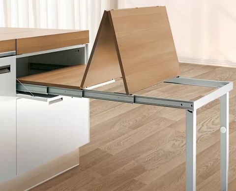 Reliable Table Slides For Expandable Dining Tables | Trusted By ... intended for Extendable Dining Table With Slide Mechanism