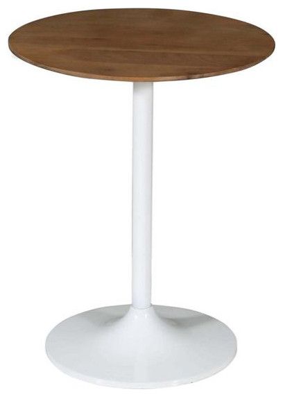 Remy Solid Wood And Iron Modern Pedestal Accent Tables (Set Of 2 ... within Unveiling the Remy White Pedestal Tables A Designer's Perspective