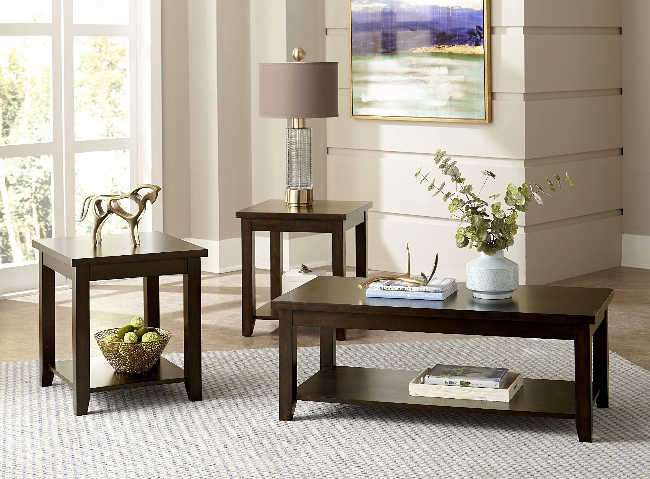 Discovering the Versatility of Dark Merlot Occasional Table Sets