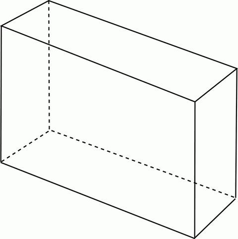 Right Rectangular Prism | Clipart Etc with regard to The Unseen Strength Why Your Rectangular Table Legs Matter More Than You Think