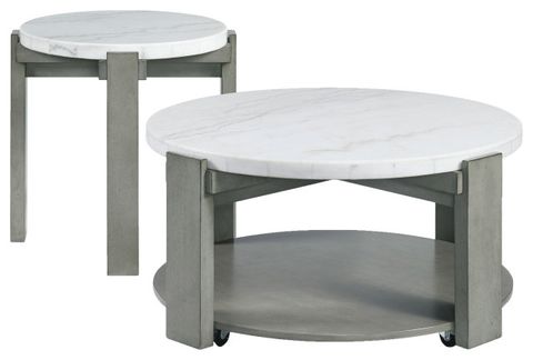 Rosamel 2-Piece Occasional Table Set, Coffee Table And End Table ... regarding Conner 2Pc Occasional Table Set-Coffee Table & End Table