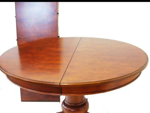 Round Dining Table With Leaf Extension Set At Pam Kirkland Blog inside Maximizing space with round dining tables that feature extendable leaves