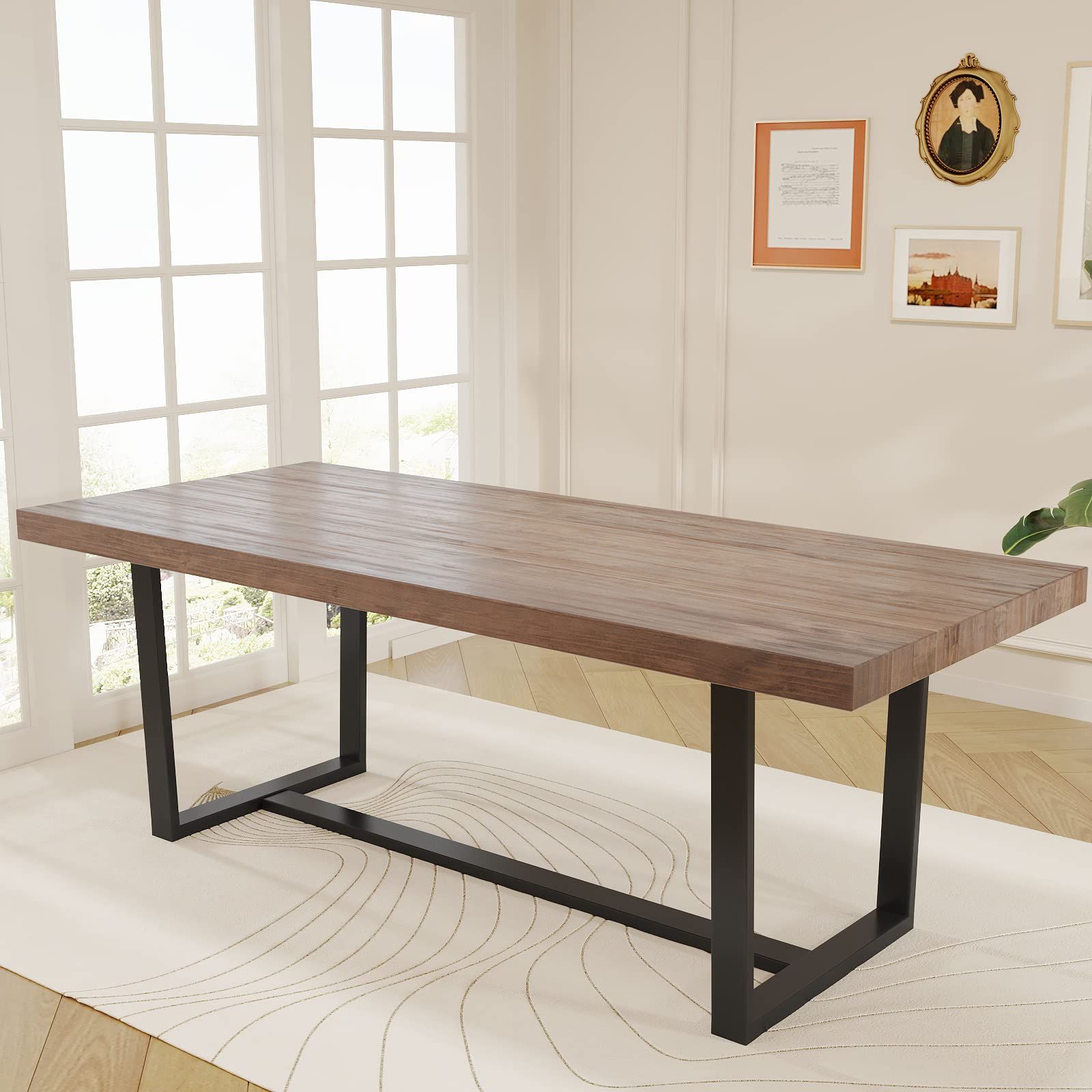 Rustic Rectangular Dining Table regarding Carrollton Rectangular Dining Table - Rustic Ranch