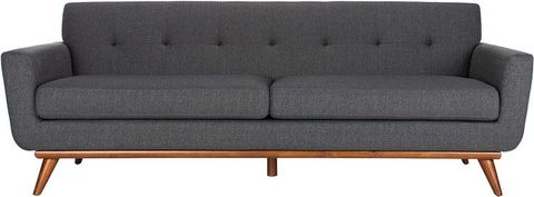 Safavieh Couture Home Opal Mid-Century Modern Slate Grey And Walnut ... with regard to Styling Your Space with the Sophisticated Safavieh Couture Opal Sofa
