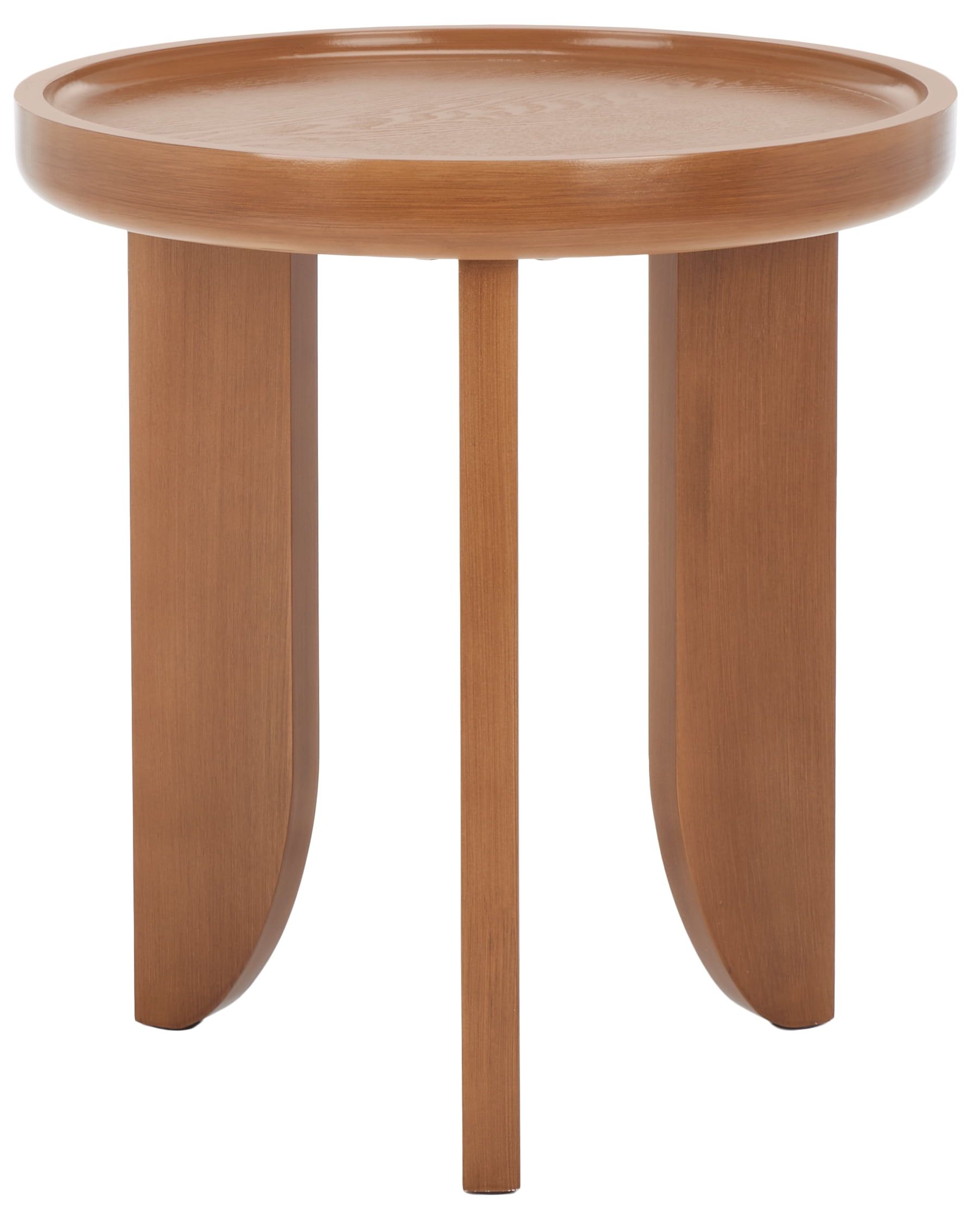 Safavieh Malyn Contemporary Round Accent Table, Natural Brown (18.1 In ... in Bringing Warmth to Your Home The Safavieh Assana Dining Table Review