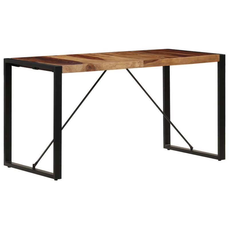 Save 20% • Vidaxl Bar Table Solid Acacia Wood 59.1&quot;X27.6&quot;X41.3&quot; in Vidaxl Bar Table, Solid Acacia Wood With Oil Finish, 59.1''X27.6''X41.3''