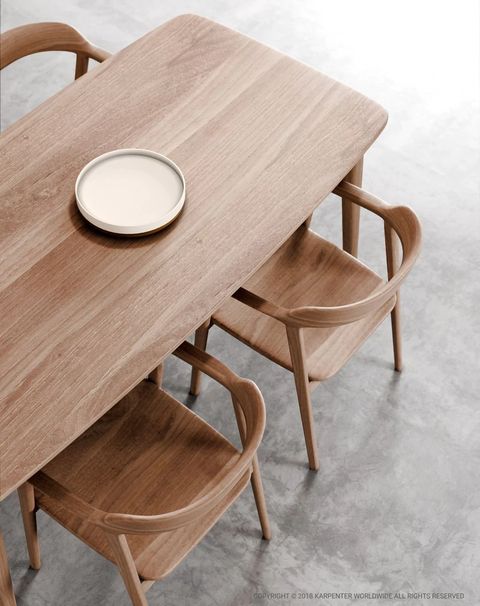 Scandinavian Oak Dining Table | Rectangular Design pertaining to Scandinavian Oak Dining Table Design