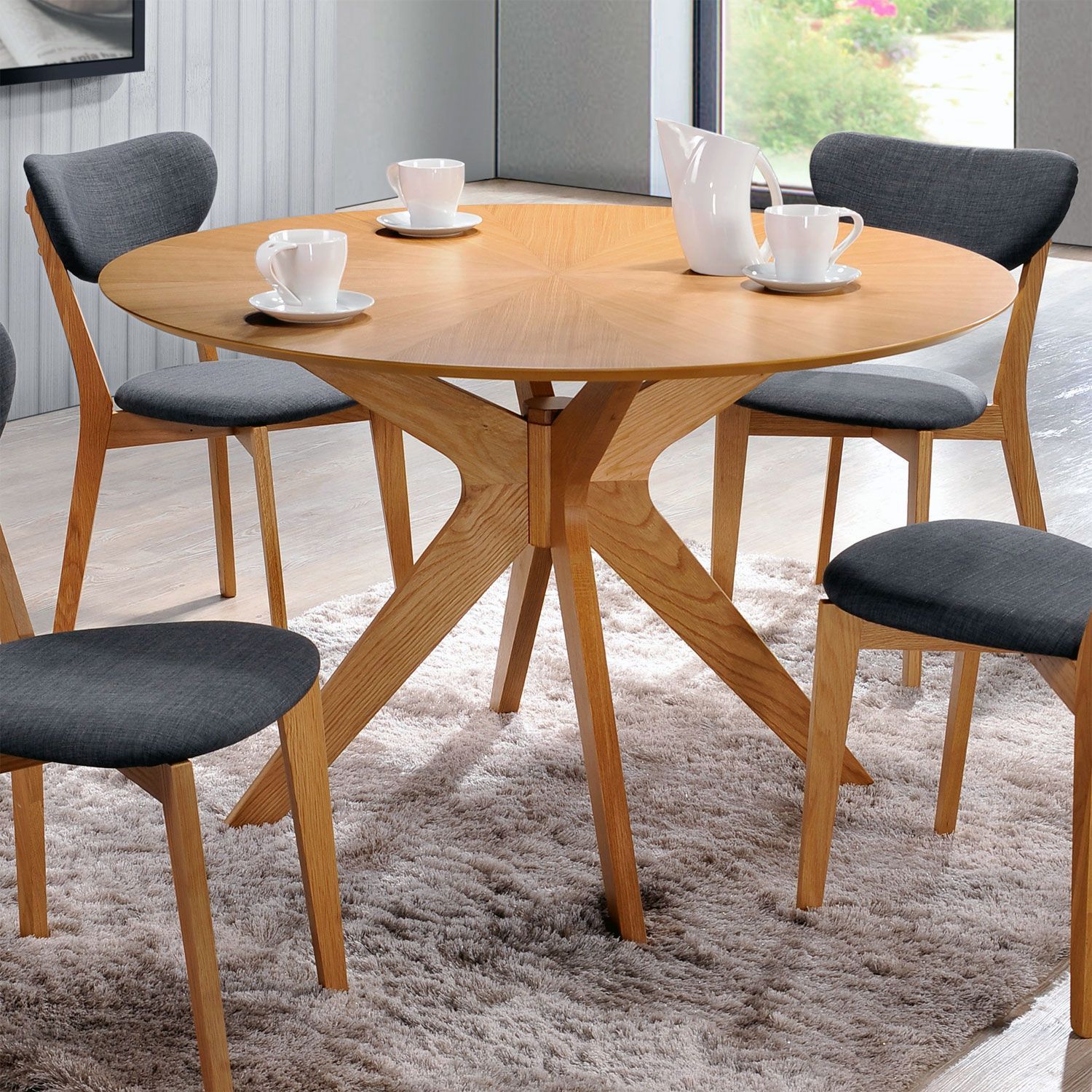 Scandinavian Round Dining Table: A Timeless Classic For Modern Homes ... throughout Small round dining table scandinavian style essential tips for modern homes