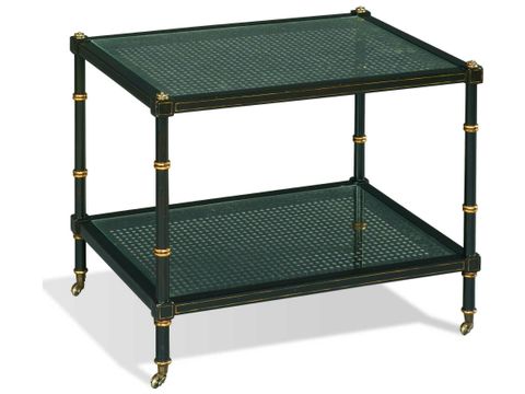 Sherrill Occasional Masterpiece Rectangular Glass Ebony With Aged Gold ... with Elevating Your Living Space with the Lenore Occasional Collection