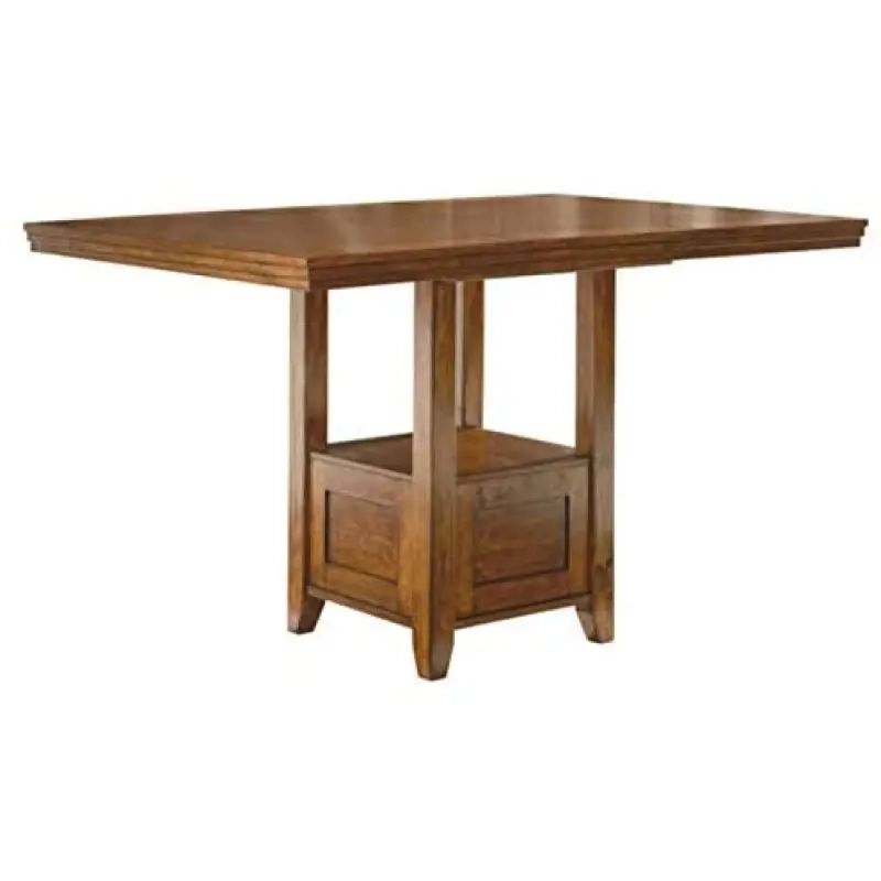 Signature Design By Ashley Haddigan Traditional Rectangular 36&quot; Counter ... with regard to Discover the Versatility of the Ashley Haddigan Butterfly Dining Table