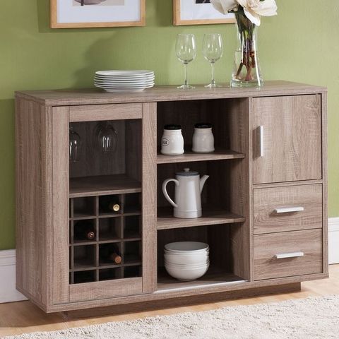 Sleek And Modern, This Contemporary Dining Buffet Server Makes A Great Addition To Any Dining ... for Unpacking the Style and Functionality of the Lincoln Square Buffet