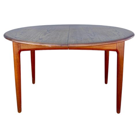 Small Round Danish Mid Century Modern Design Teak Dining Table, Denmark ... pertaining to Small Round Dining Table Scandinavian Style