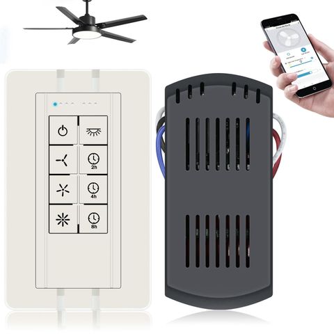 Smart Wifi Ceiling Fan Remote Control Kit, Universal 3 Speed Ceiling ... intended for The future of outdoor cooling with smartphone connectivity