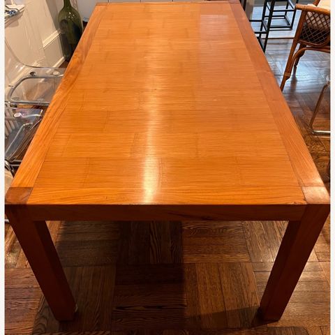 Solid Eco-Friendly Bamboo Dining Table - Aptdeco in Eco Sustainable Dining Table Brand