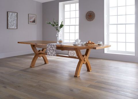 Solid Oak Dining Room Table for Colton Solid Oak 71" Dining Table Without Brass, Light Brown
