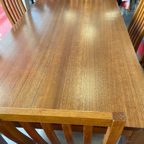 Solid Oak Dining Table And 6 Chairs(S) pertaining to Solid Oak Dining Table Set With Bench